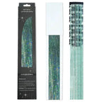 6-Piece Set BB Clip Tinsel Hair Metal Laser Gold Thread PET Laser Thread Highlighting Cross-Border Hair Accessories