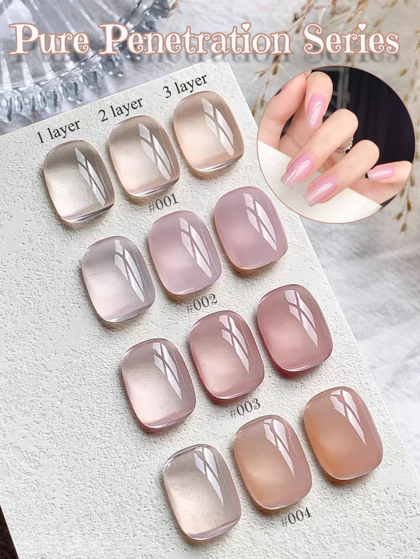 1-3pcs PSK 2025 New Whitening Purple Glass Beads Starry Crystal Nail Art Purple Glass Bead Cat Eye Gel Nail Polish Nail Supplies