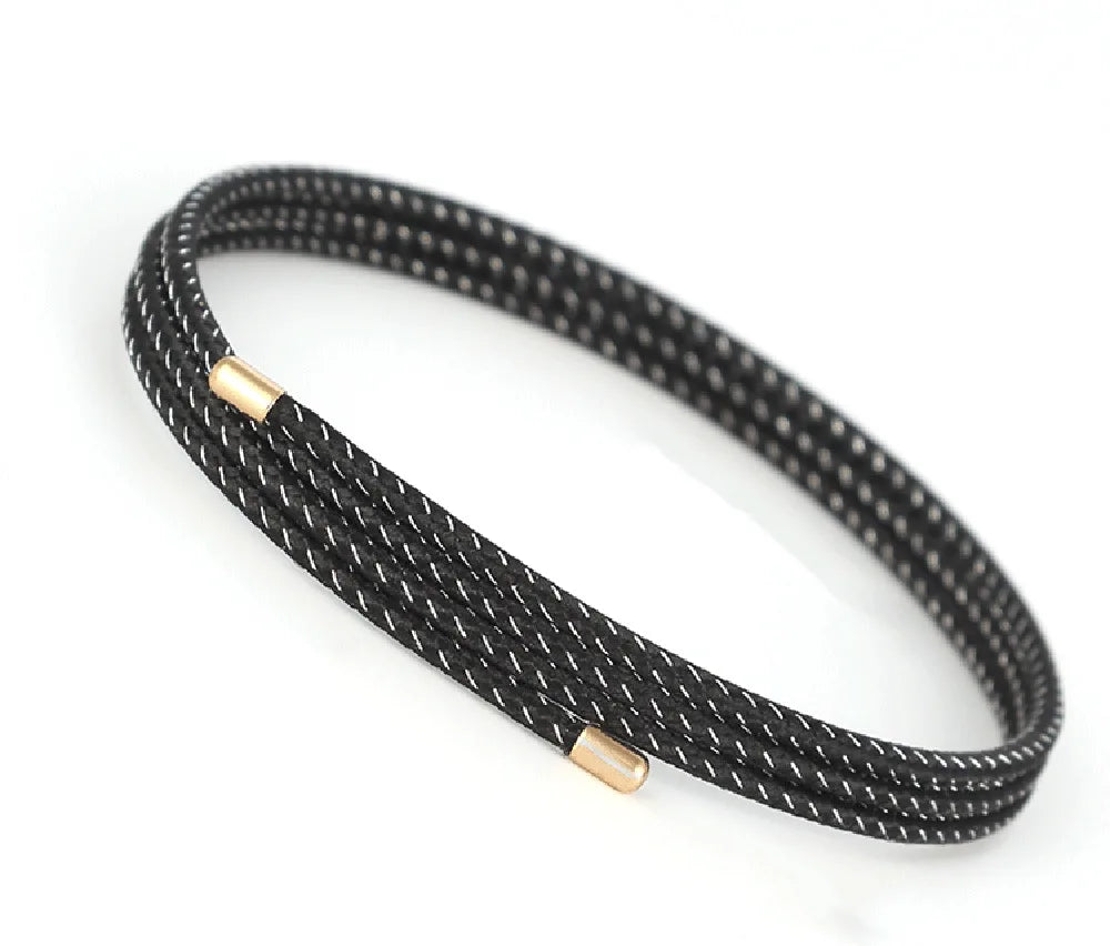 5pcs/Lot Multicolor Magnetic Rope 27cm 51cm 58cm Adjustable Magnet Milan Rope Bracelet  Necklace DIY Jewelry Making Accessories