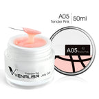 50ml Venalisa Soak off Thick Jelly Gel UV Construction Gel Builder Extend 24 Color Camouflage Milky White Nail Art Hard Nail Gel