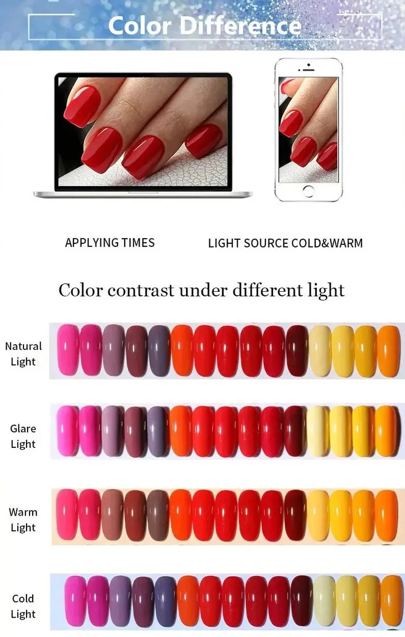 15ml 198 Colors Nail Gel Polish UV LED Nail Art Gel Semi Permanent Varnish Spring Summer Nude Opie Popular Colors Soak Off UVGel