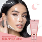 Collagen Peel-off Mask Moisturizing Deep Cleansing Anti Wrinkle Face Skin Care Masks Hydrating Overnight Collagen Mask Cream.