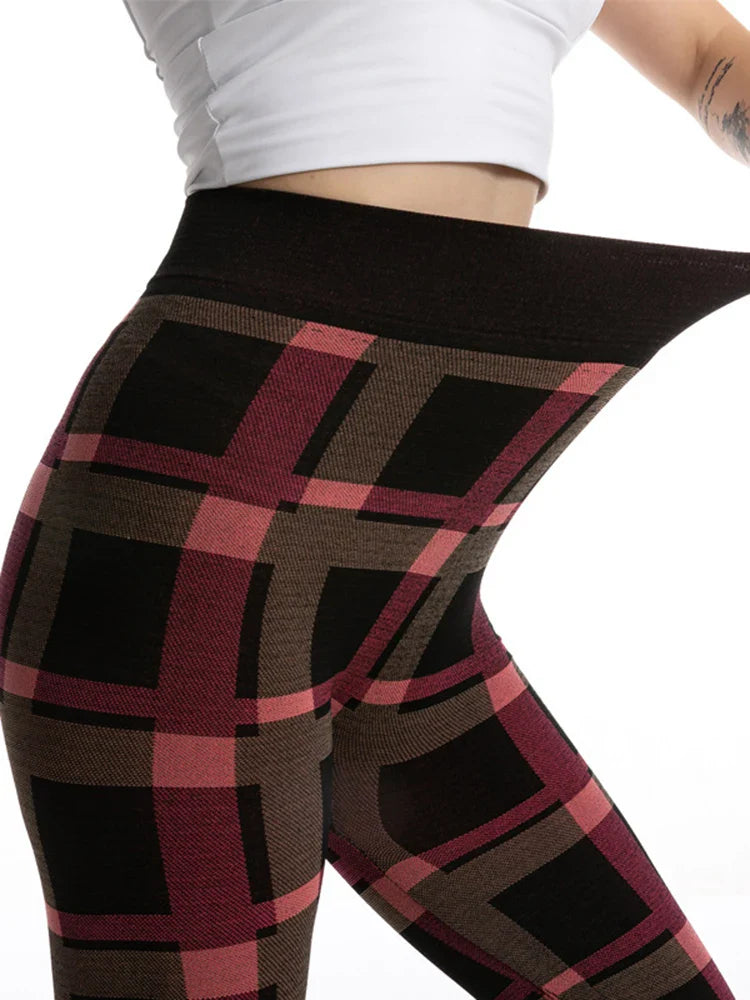 CUHAKCI Camouflage Printed Leggings Women Seamless Denim Sports High Waist Tights Workout Fitness Elastic Pants Stretch Jeggings