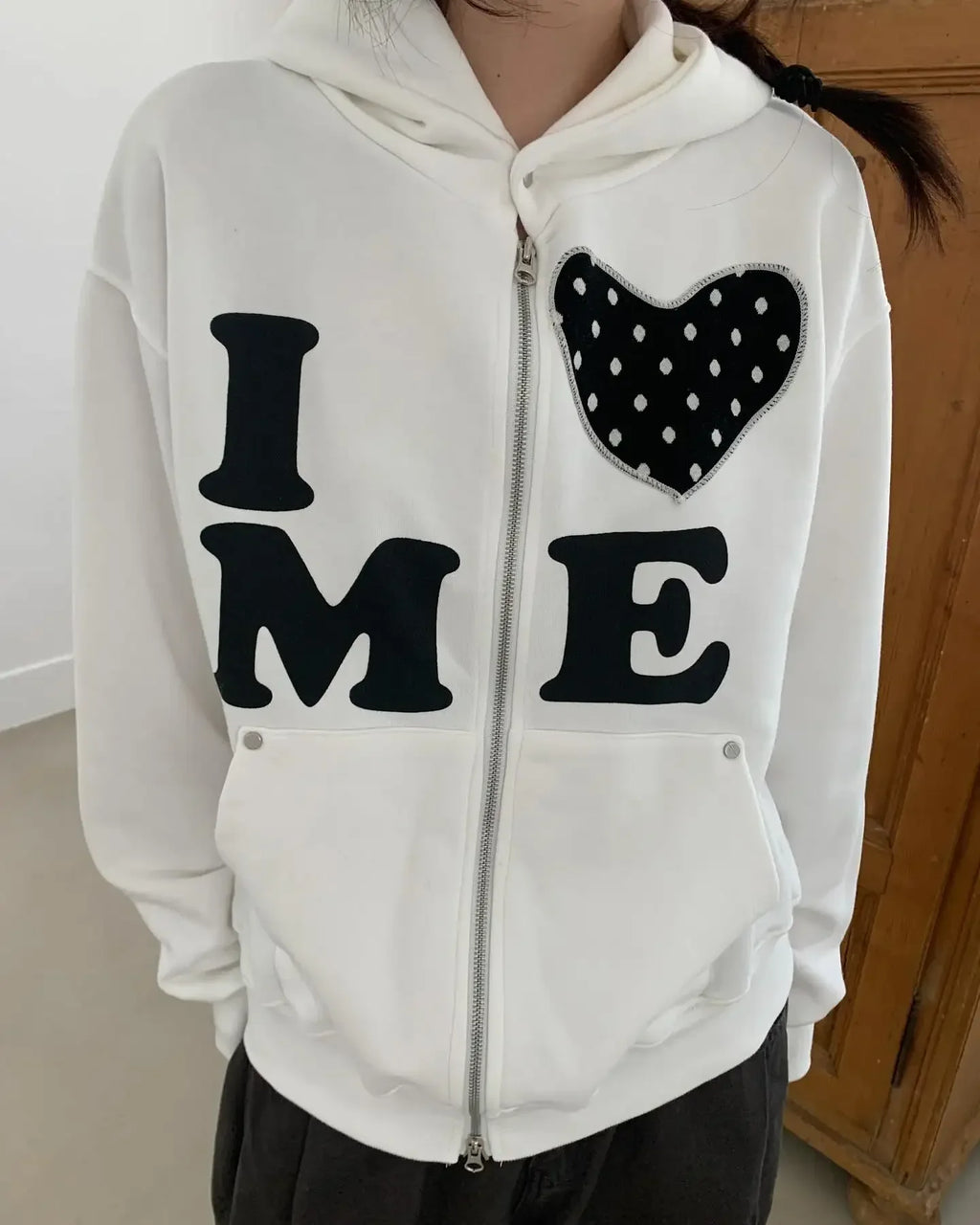 American Hip Hop Gothic Embroidery Oversize Fleece Zipper Hoodie Men's Y2K New Harajuku Punk Rock Couple Casual Joker Streetwear