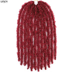 Butterfly Locs Crochet Hair 12 inch Handmade Butterfly Soft Locs Crochet Hair Extensions Synthetic Braiding Hair 12Strands/pack