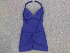 Gym Sport Jumpsuit Short Jumpsuit with Pocket Women Sportswear One Piece Yoga Set Sexy Backless Scrunch Fitness Overalls Romper