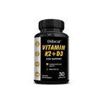 Didacat Vitamin D3+K2 Capsules, Support Calcium Absorption Bone Teeth Heart Brain Health Joints Immune Function
