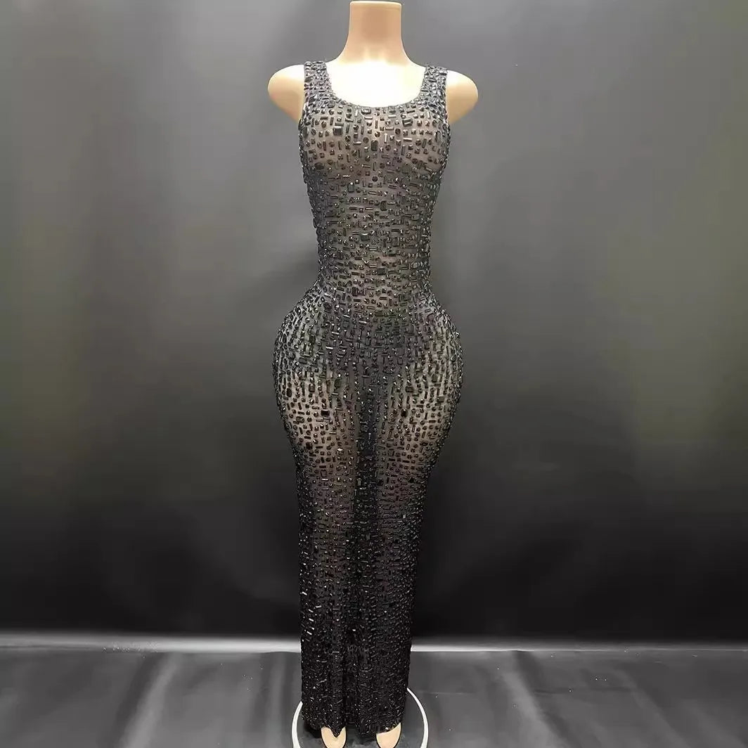 Diamonds Wedding Dress for Women Goddess Senior Photoshoot Props Homecoming Celebrate Birthday party dress New Year's Dress