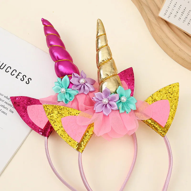 1pc New Unicorn Hairband for Children's Festival Party Headband Stage Performance Headpiece Accessories
