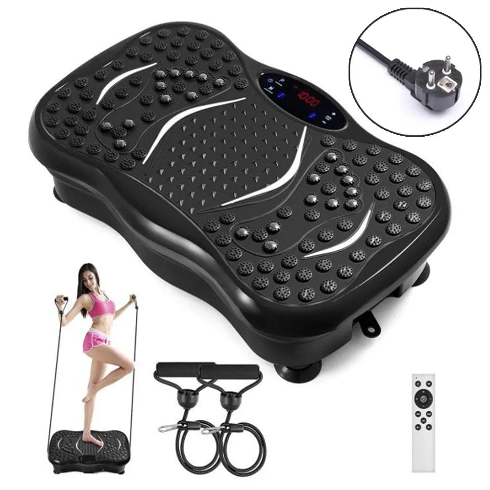4D Vibration Fat Shaking Machine Music Multifunctional Vibration Platform Plate Mini Cardio Training Weight Loss Machine