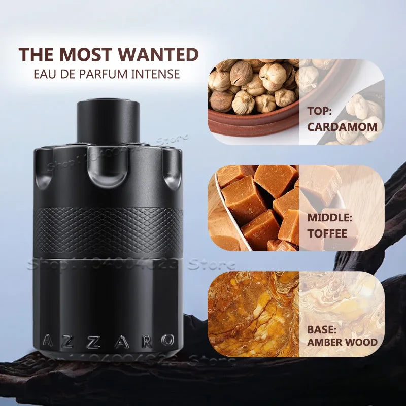 100ML Azzaro The Most Wanted Parfum Intense Mens Cologne High Quality Luxury Perfumes For Men Attract Women Hypnosis Perfume