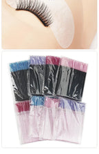 50pcs Grafted eyelashes Single color disposable eyelash brush Spiral eye Makeup Eyelash curler makeup brush cosmetic tools