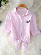 2025 New Womens Tops Fashion Women Summer Chiffon Blouse Short Sleeve Casual Shirt White Ropa Mujer Blusas Feminino