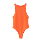 2025 summer solid sexy bodycon women bodysuits female 8 color green slim casual bodysuit chic lady club short playsuits femme