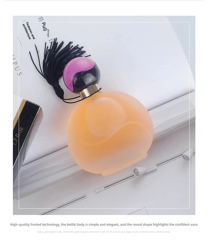 50ml Durable Fresh Citrus Smell Perfume for Ladies High-end Fragrance Long Lasting Light  Orange Flavor