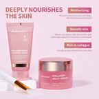 Collagen Jelly Cream Hydrolyzed Collagen Overnight Facial Mask Wrapping Peel-Off Mask Hydrating Firming Moisturizing SkinCare