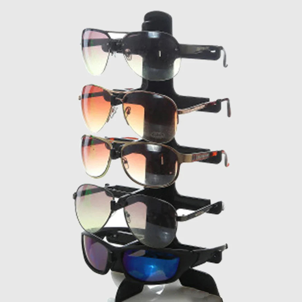 1pcs Eyeglasses Sunglasses Storage Display Stand Holder Organizer Case Show Rack for 5 Glasses  Sunglasses Storage Rack