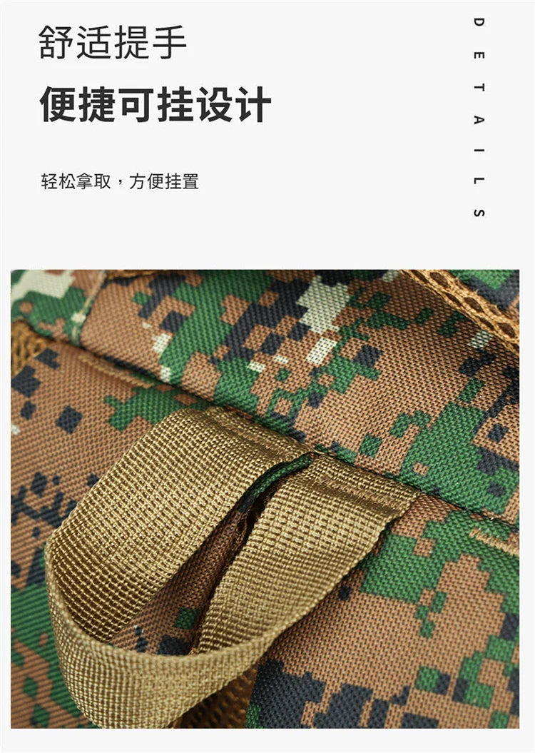 Camouflage Tactical Backpack for Men Large Capacity Outdoor PUBG Style Waterproof Travel School Bag Multifunctional for Daily Us