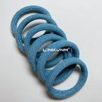 6PCS Women Glitter Hair Scrunchies Girls Elastic Hair Rubber Bands Hair Holder/Gum Hair Accessories Ponytail Hair Holders