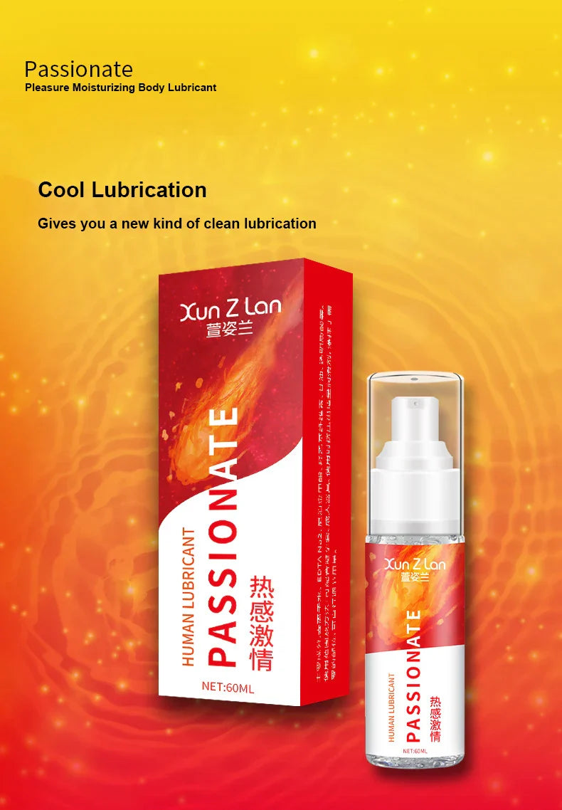 60ML Ice Hot Lubricant â€?Water-Based Formula for Anal Play, Sensual Ice and Heat Sensations with Sex Toys