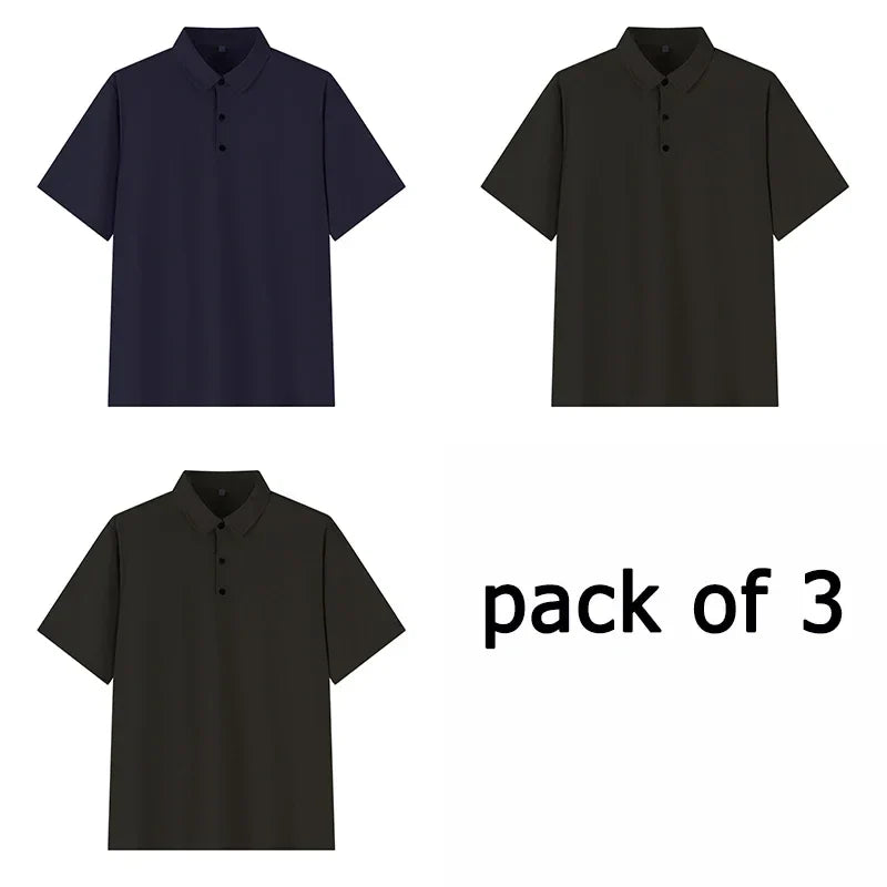 Big & Tall Polo Co. Oversized Short Sleeve Polo Shirt - 5XL to 7XL, Relaxed Fit for Ultimate Comfort (110-175kg)