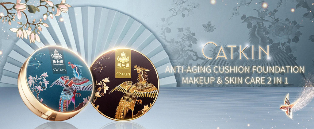 Catkin Phoenix Cushion Foundation Full Coverage, Sheer Satin Finish, Refill Included, Light Beige