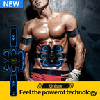 Abdominal Muscle Trainer Electric Press Simulator Massager ABS Smart Arm and Hip Abs Stimulating Belt