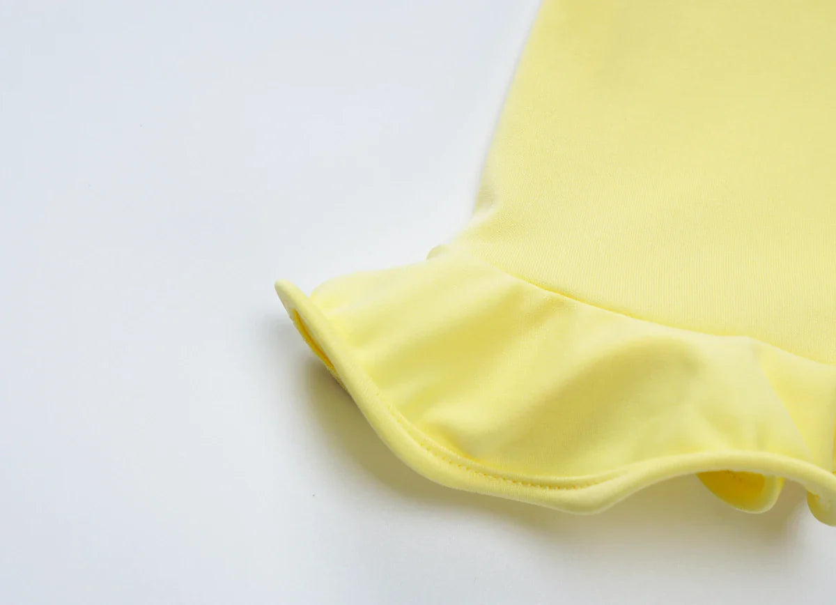 Dulzura Sleeveless Ruffles Patchwork Strapless Bodycon Midi Dress Women'S Solid Sexy Outfit Party Clubwear For Autumn Winter