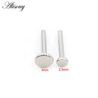 Alisouy 1PC G23 Titanium Internally Threaded Labret Shaft Lip Replacement Flat Bar Ear Tragus Stud Earring Body Piercing Jewelry