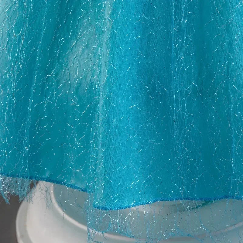 Elsa Dress for Girls 3-10Y Birthday Role Elsa Princess Dress For Kids Halloween 2024 Carnival Easter Party Cosplay Girls Costume