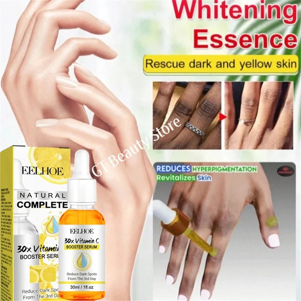 Dark Knuckles Fast Brighten Serum Elbows Hand Knuckle Brightening Serum Knee Black Skin Quickly Lighten Stains Remover Essence