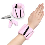 Adjustable Wrist Weight Bracelet Sweat-proof Silicone Weighted Wrist Strap Universal Skin Friendly