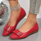 2024 Women Trend Flat New Casual Lightweight Office Dress Shoes Women Baotou Slip on Comfortable Elegant Loafers Shoes for Women