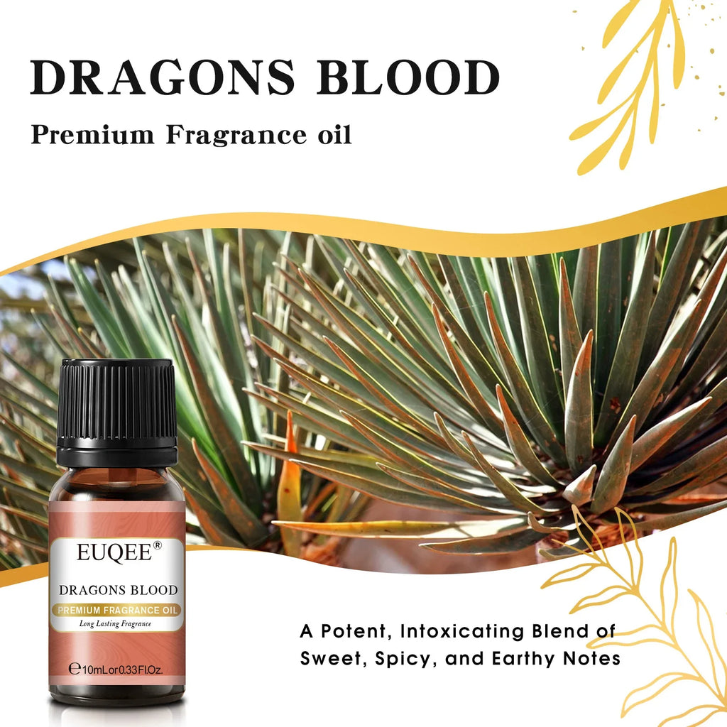 EUQEE 10ML Men's Fragrance Oil For Car Diffuser,Making Candle Leather Forest Pine Coffee Cake Cedarwood Bay Rum 1pcs/3pcs/6pcs