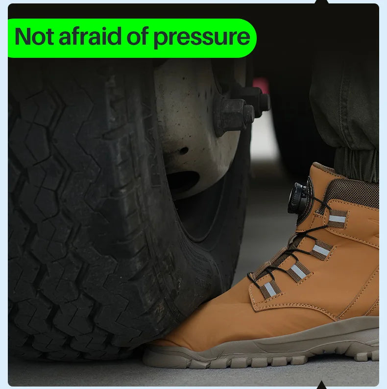 48 Size Steel Toe Cap Light Breathable Sneaker For Men Unisex Work Safety Shoes  Anti-smash And Anti-puncture Safety Sneakers