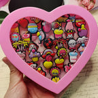 10pcs/lot Children's Cartoon Rings Candy Flower Animal Bow Shape Ring Set Mix Finger Jewellery Rings Kid Girls Toys Anillo