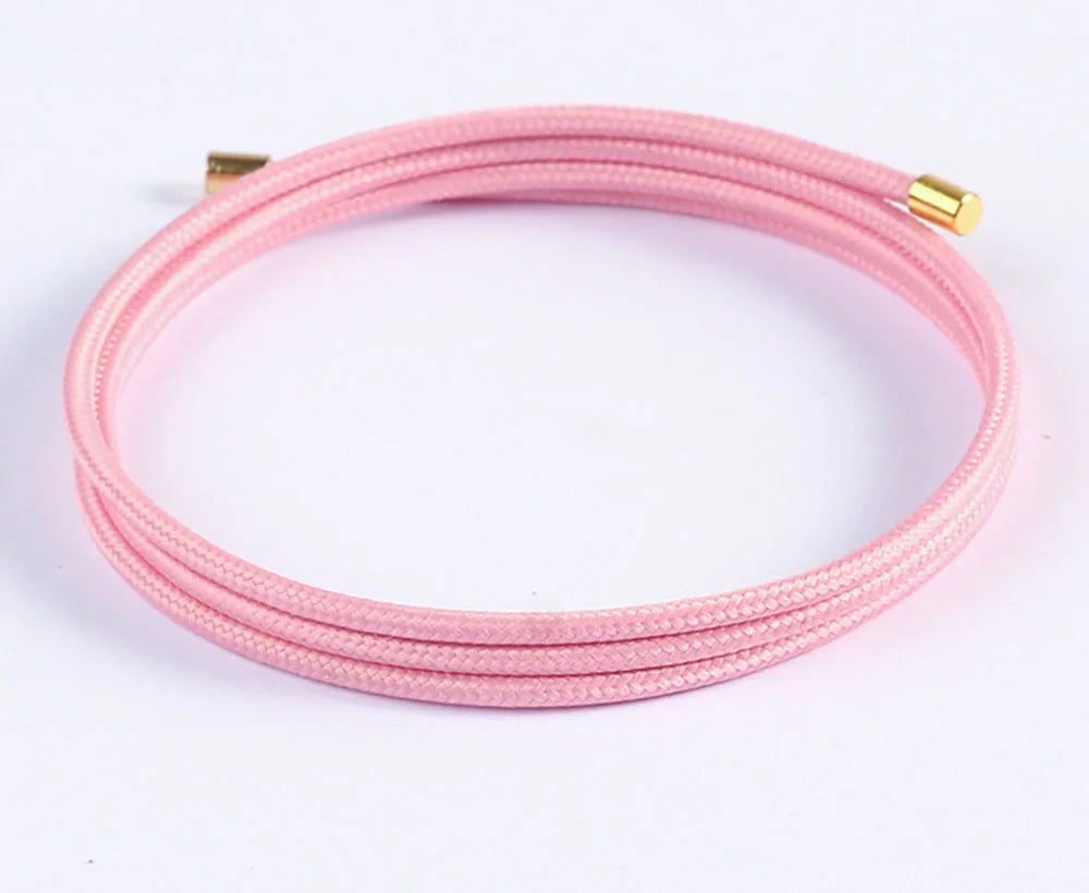 5pcs/Lot Multicolor Magnetic Rope 27cm 51cm 58cm Adjustable Magnet Milan Rope Bracelet  Necklace DIY Jewelry Making Accessories