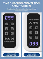 140 Beads Professional UV LED Nail Lamp For Nails 480W Fast Curing Gel Polish Lamp With LCD Display Screen Smart Sensor