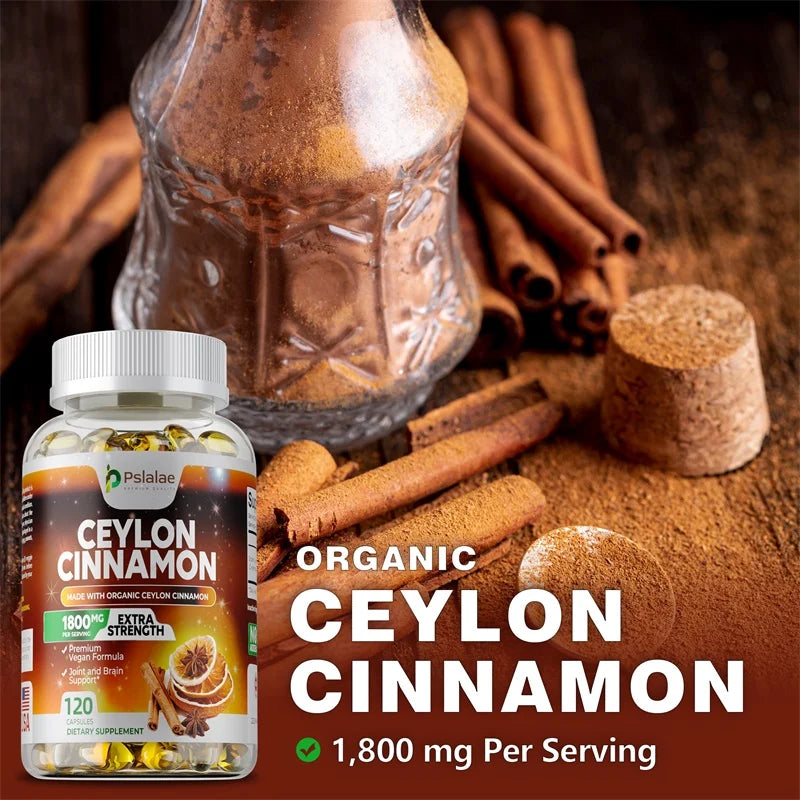Ceylon Cinnamon - Supports Healthy Circulation, for Heart, Joint & Brain Health, Boosts Immunity, Improves Energy Levels