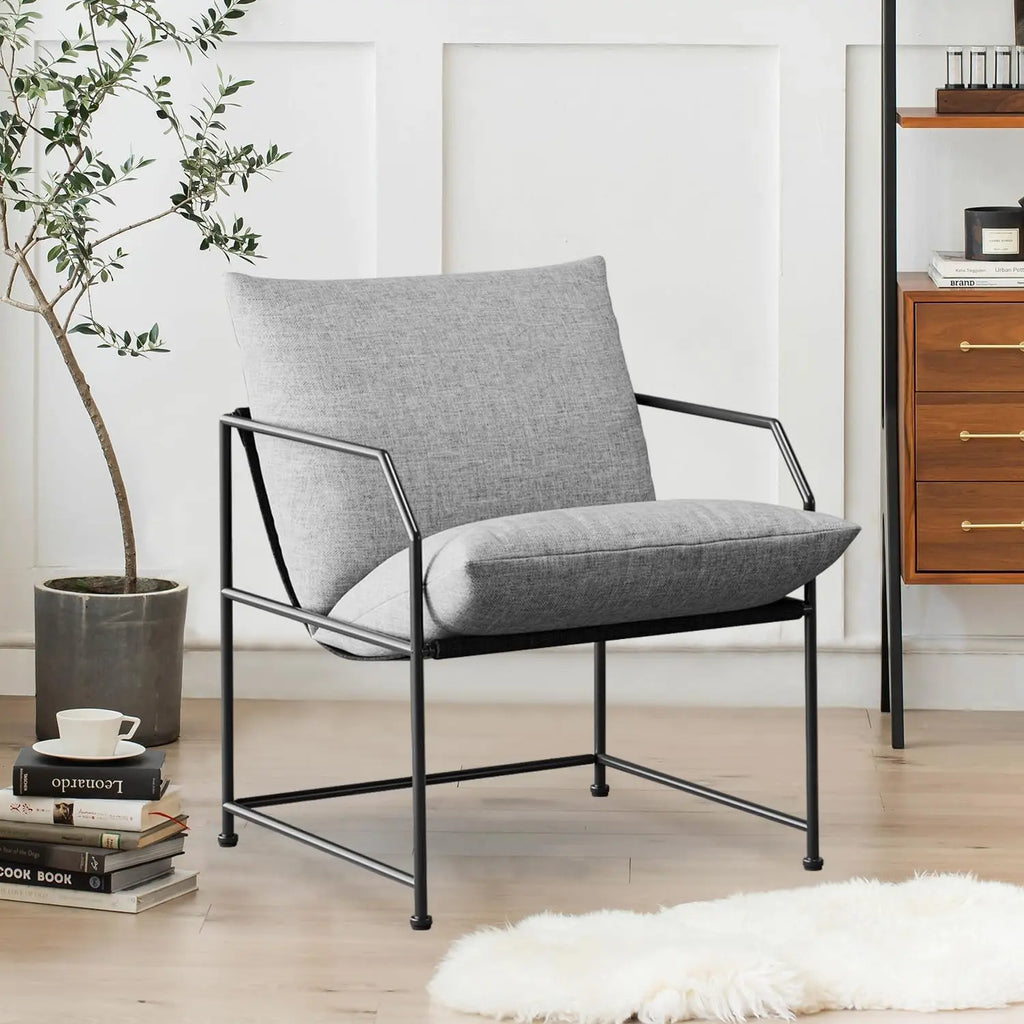 Accent Chair Living Room Chairs Accent Chairs Set of 2 Comfy Reading Chair for Bedroom Upholstered Lounge Chair Mid Century