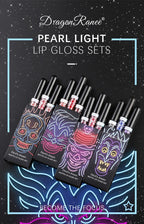 3pcs Glitter Lipstick Set Waterproof Sexy Blue Purple Black Lip Gloss Shiny Lip Tint Halloween Lip Makeup Tool Korean Cosmetics