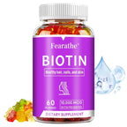 Biotin Gel 10000mcg Highest Potency Healthy Hair, Skin & Nails Vitamins for Women, Men & Children