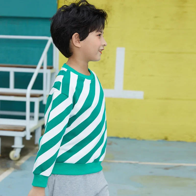 Children Sweatshirts 2024 Autumn Winter Shirts for Kids Long Sleeve Boys Pullover Girls T-shirts Teenager Outfits Baby Outerwear