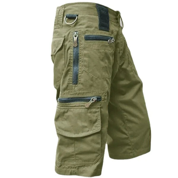 2025 New Men's Tactical Shorts With Multi Pockets, Casual Durable Waterproof Cargo Shorts For Outdoor Hiking Trekking
