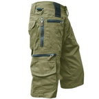 2025 New Men's Tactical Shorts With Multi Pockets, Casual Durable Waterproof Cargo Shorts For Outdoor Hiking Trekking