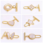 18K Gold Plated Split Rings Connecting Ring Brass Open Jump Rings Accessories For Jewelry DIY Jewelry Material Wholesale