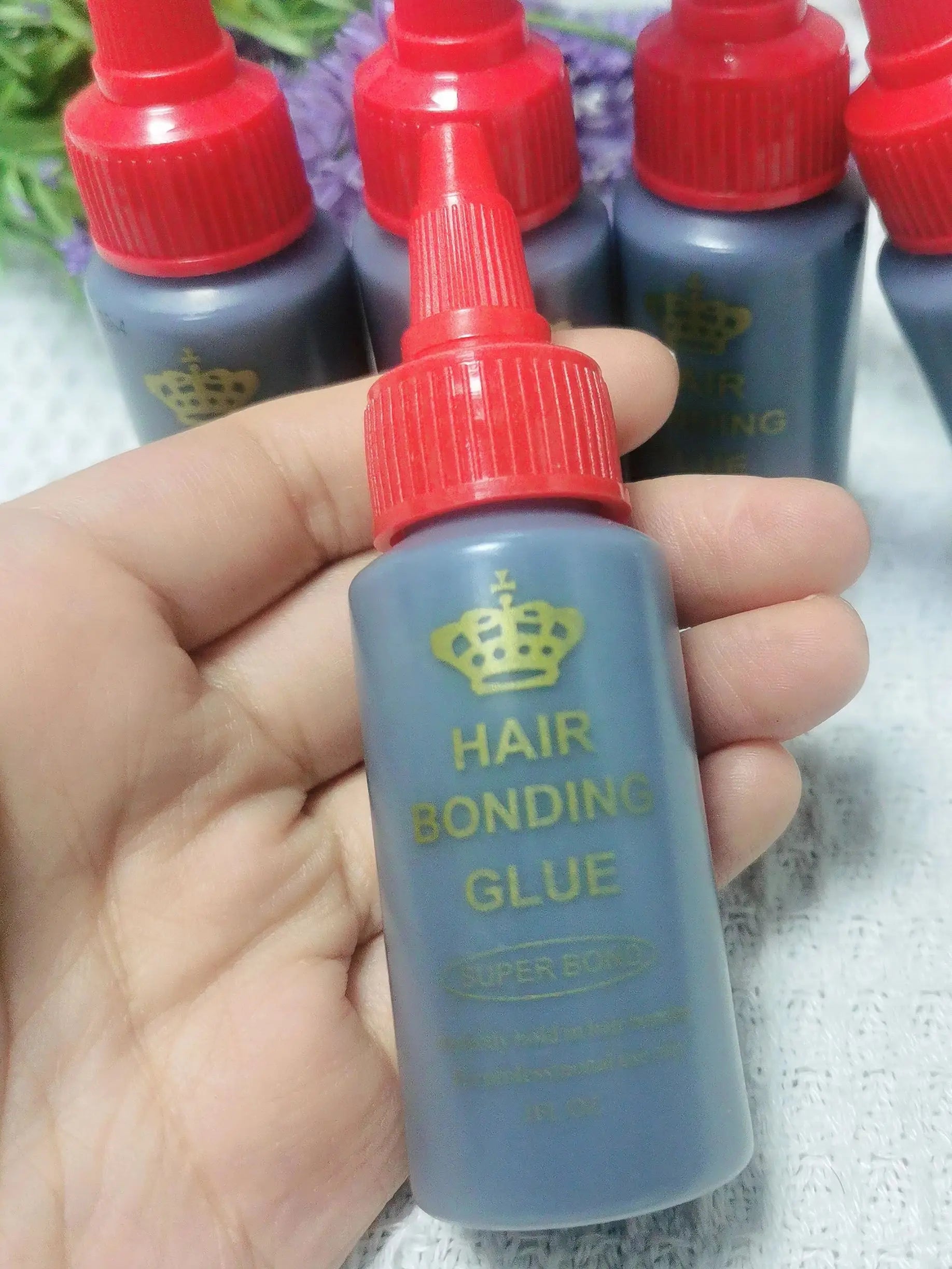 Black Hair Weaving Bond Waterproof Anti-fungus Hair Bonding Glue Super Bond For The Perfect Hold In Hair Bonding Lace Glue1 OZ