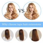 60/120/180/360pcs Hair Extension Tape Tabs,Double Sided Tape in Extension,Adhesive Wig Tape  Beauty Tool for Hair Extensions Wig