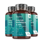 Calcium, Magnesium, Zinc and Vitamin D Supplement - Supports Immune System and Bone Health and Enhances Nutrient Absorption