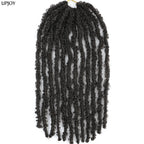 Butterfly Locs Crochet Hair 12 inch Handmade Butterfly Soft Locs Crochet Hair Extensions Synthetic Braiding Hair 12Strands/pack